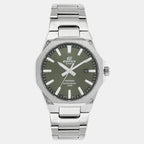 Edifice Men Quartz Green Dial Analog Stainless Steel Watch ED603