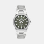 Edifice Men Quartz Green Dial Analog Stainless Steel Watch ED603