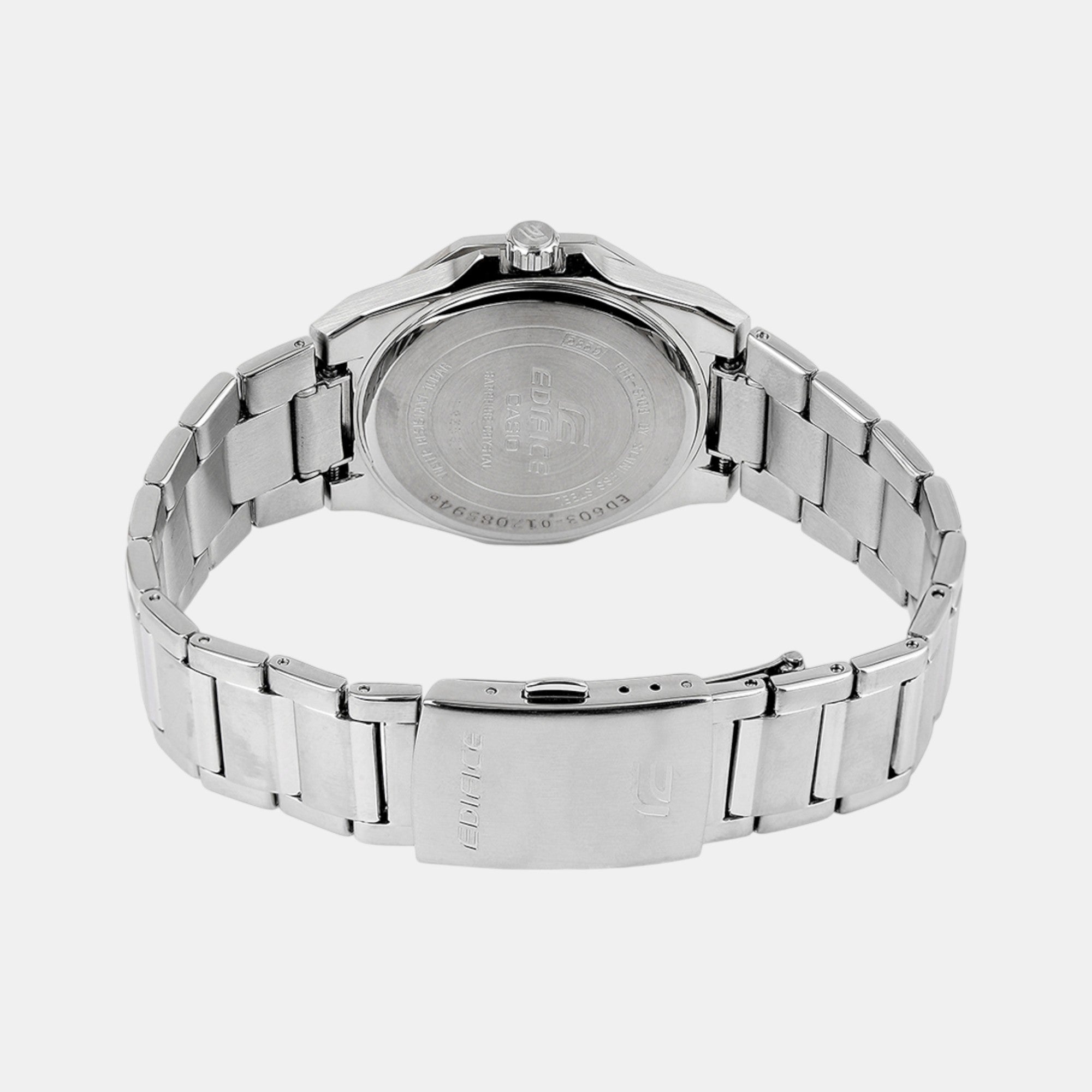 Edifice Men Quartz Green Dial Analog Stainless Steel Watch ED603