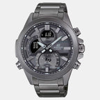 Edifice Men Quartz Grey Dial Analog-Digital Resin Watch ED605