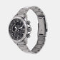Edifice Men Quartz Grey Dial Analog-Digital Resin Watch ED605