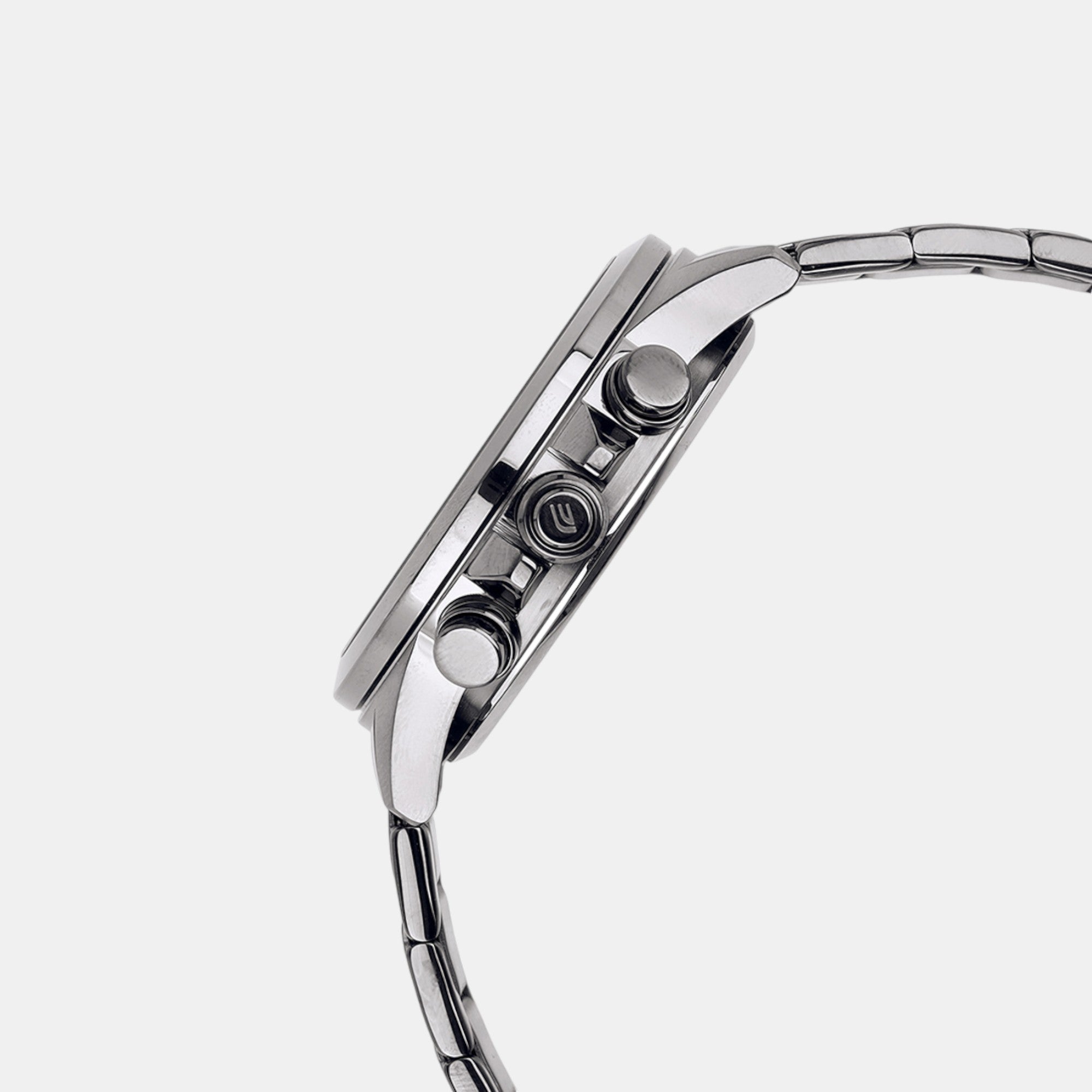 Edifice Men Quartz Grey Dial Analog-Digital Resin Watch ED605