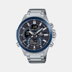 Edifice Men Quartz Black Dial Chronograph Resin Watch ED606