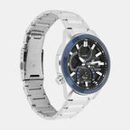 Edifice Men Quartz Black Dial Analog-Digital Resin Watch ED606