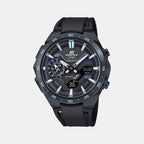 Edifice Men Solar Black Dial Analog-Digital Resin Watch ED611