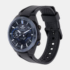 Edifice Men Solar Black Dial Analog-Digital Resin Watch ED611