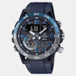 Edifice Men Quartz Black Dial Analog-Digital Resin Watch ED612