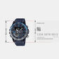 Edifice Men Quartz Black Dial Analog-Digital Resin Watch ED612
