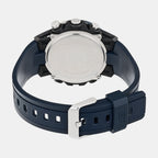 Edifice Men Quartz Black Dial Analog-Digital Resin Watch ED612