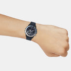 Edifice Men Quartz Black Dial Analog-Digital Resin Watch ED612