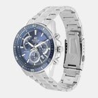 Edifice Men Quartz Grayish Blue Dial Chronograph Stainless Steel Watch ED615