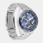 Edifice Men Quartz Grayish Blue Dial Chronograph Stainless Steel Watch ED615