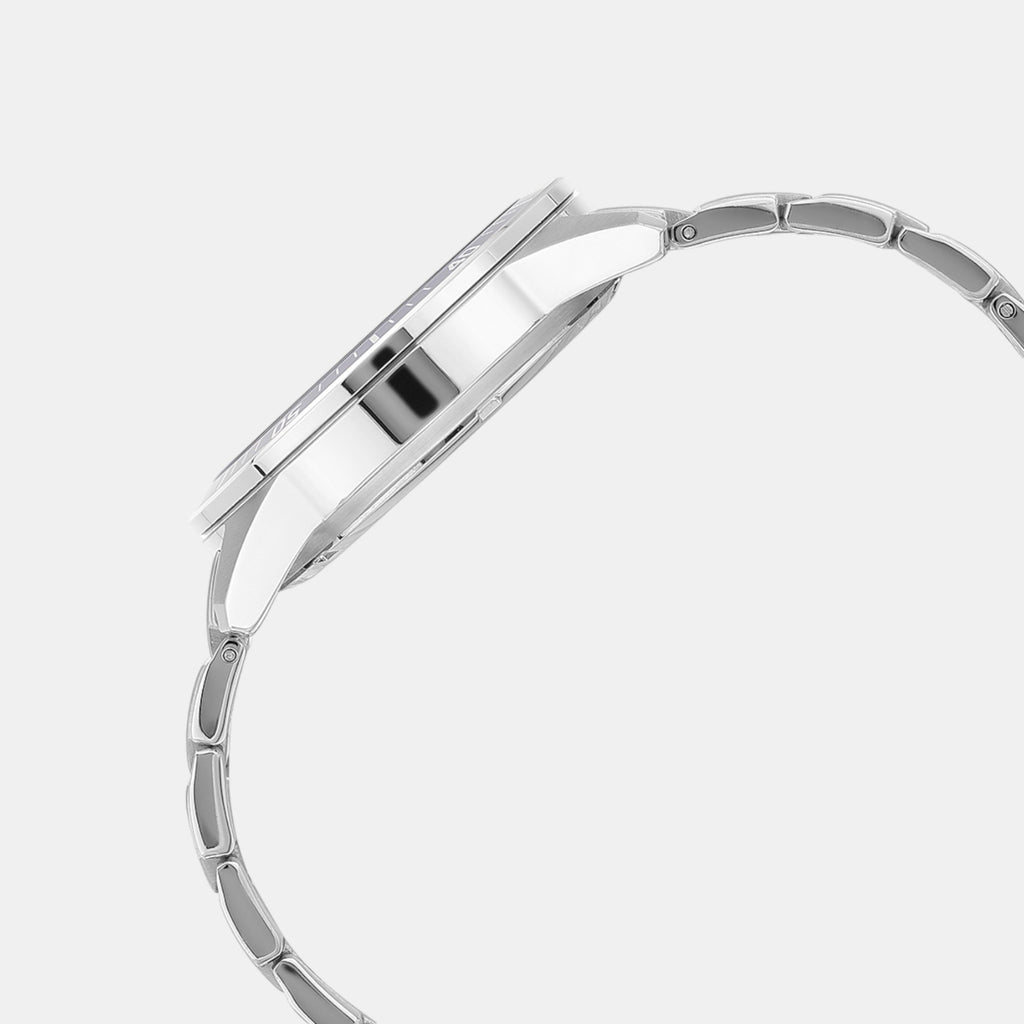 Edifice Men Quartz Grayish Blue Dial Chronograph Stainless Steel Watch ED615