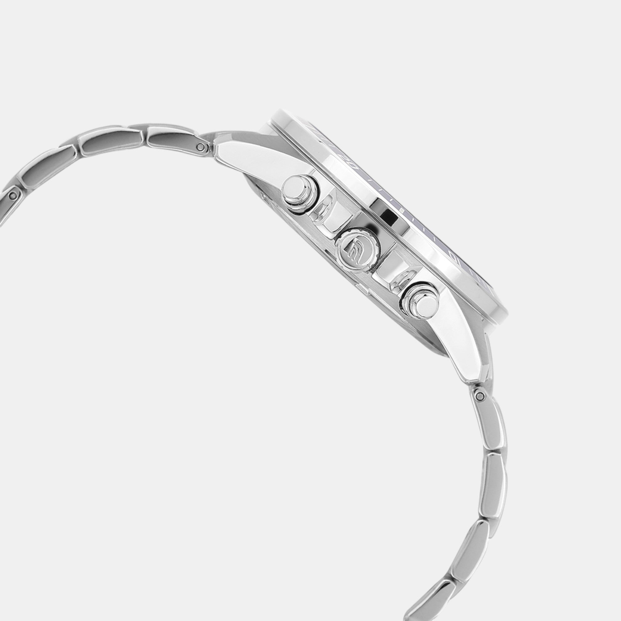 Edifice Men Quartz Grayish Blue Dial Chronograph Stainless Steel Watch ED615