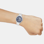 Edifice Men Quartz Grayish Blue Dial Chronograph Stainless Steel Watch ED615