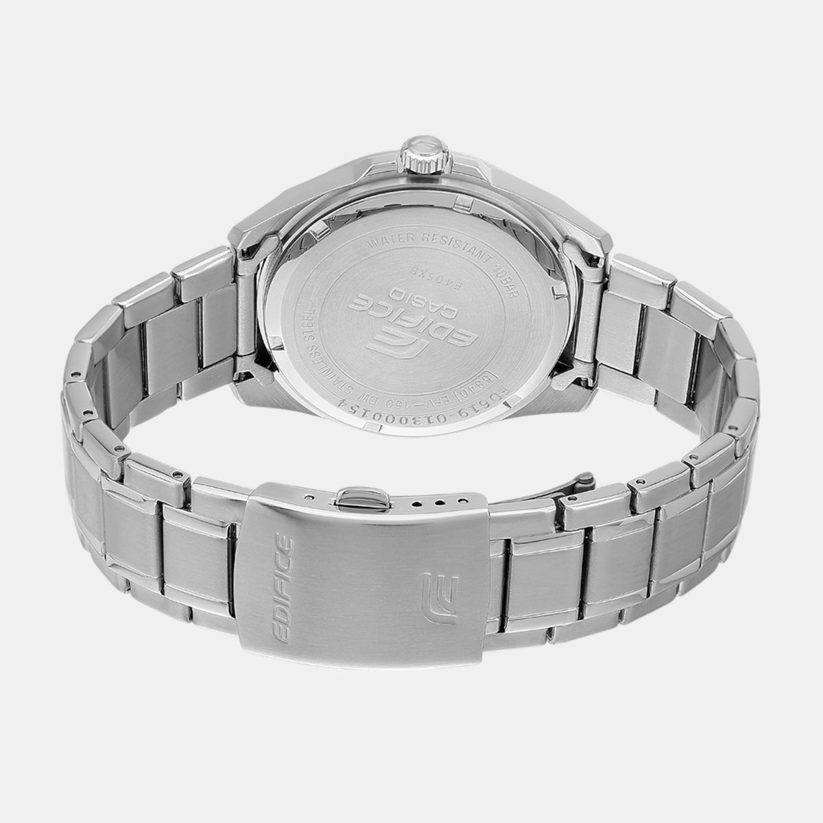 Edifice Men Quartz Blue Dial Analog Stainless Steel Watch ED619