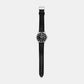 Edifice Men Quartz Black Dial Analog Leather Watch ED621