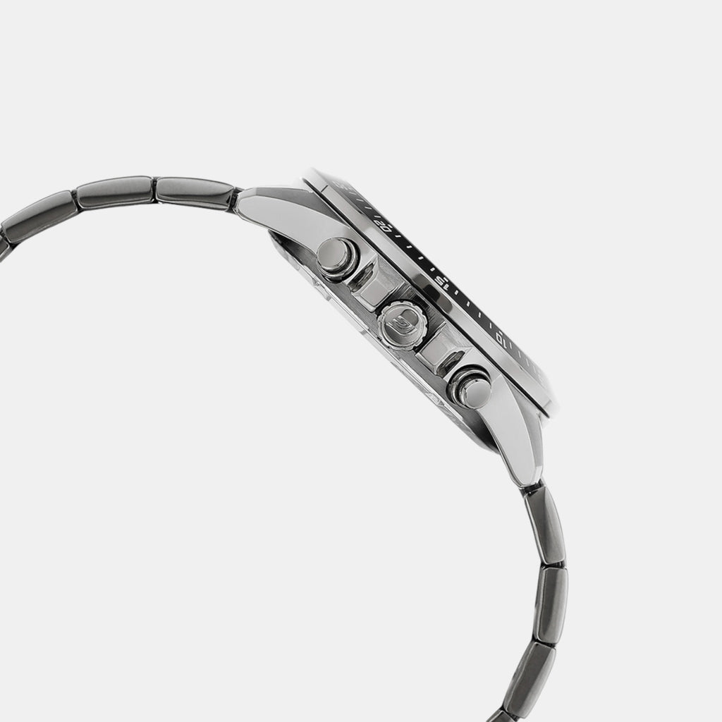 Edifice Men Quartz Grey Dial Chronograph Stainless Steel Watch ED622