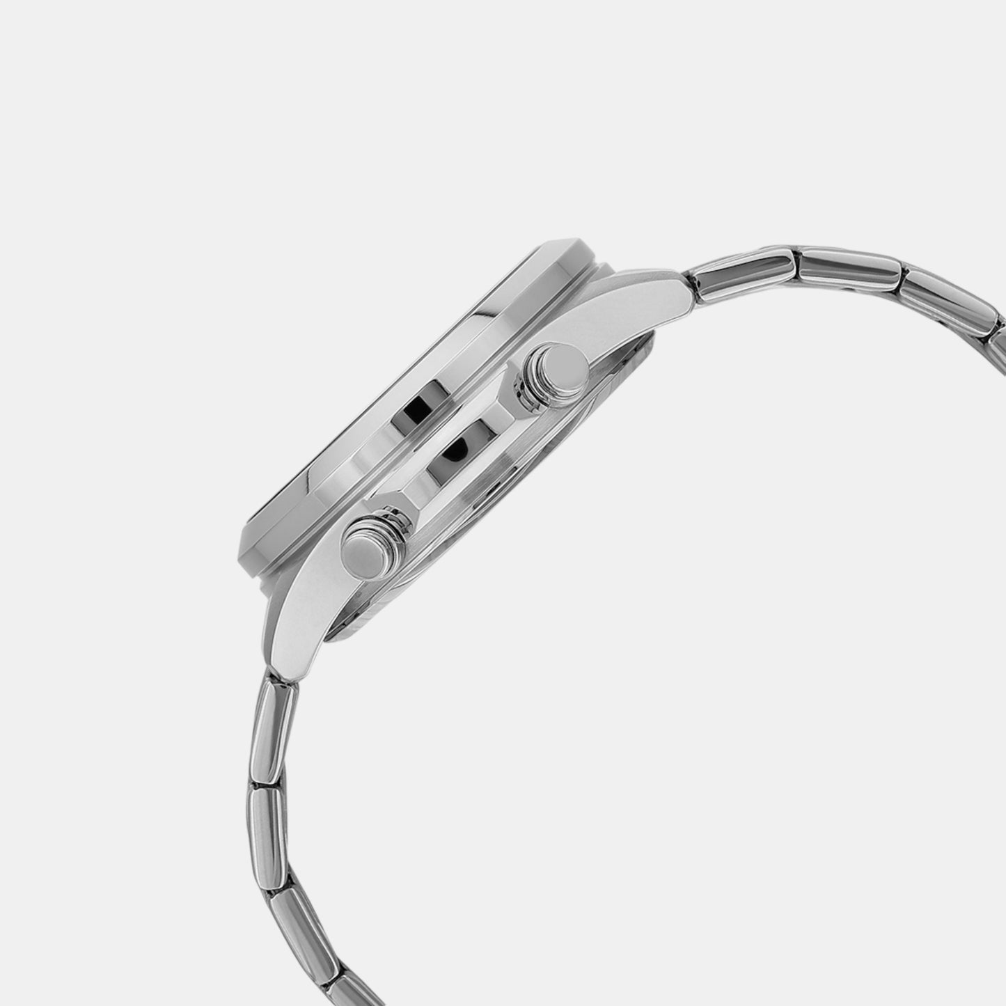 Edifice Men Quartz Black Dial Analog-Digital Stainless Steel Watch ED624