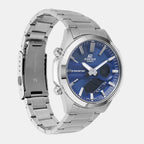 Edifice Men Quartz Blue Dial Analog-Digital Stainless Steel Watch ED625