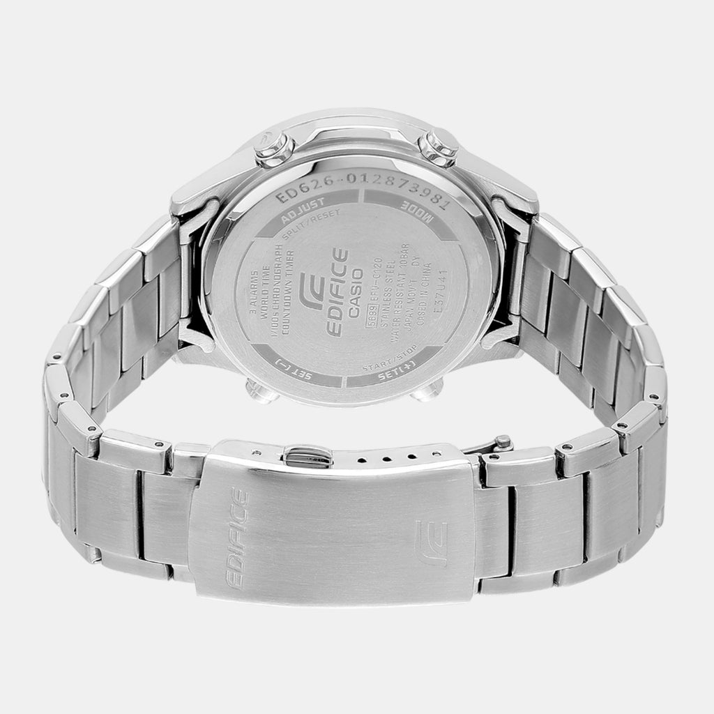 Edifice Men Quartz Green Dial Analog-Digital Stainless Steel Watch ED626