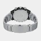 Edifice Men Quartz Silver Dial Chronograph Stainless Steel Watch ED628