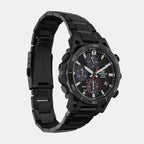Edifice Men Quartz Black Dial Chronograph Stainless Steel Watch ED629