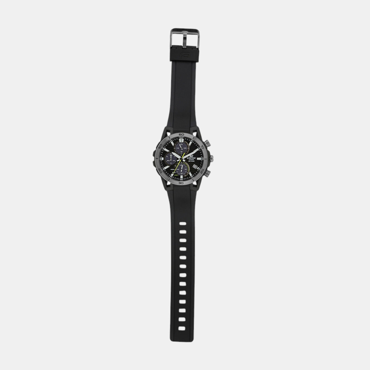 Edifice Men Quartz Black Dial Chronograph Resin Watch ED630