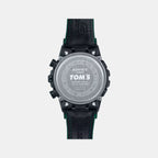 Edifice Men Quartz Black Dial Chronograph Leather Watch ED632