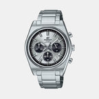Edifice Men Quartz Silver Dial Analog Stainless Steel  Watch EFB-730D-7AVUDF ED635