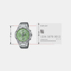 Edifice Men Quartz Green Dial Chronograph Stainless Steel Watch ED637