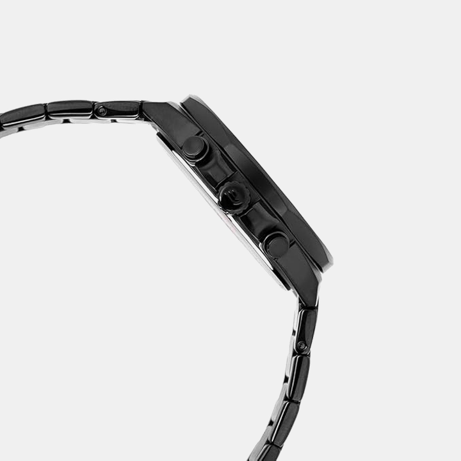 Edifice Men Quartz Black Dial Chronograph Stainless Steel Watch ED638