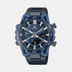 Edifice Men Quartz Navy Blue Dial Analog-Digital Stainless Steel Watch ED639