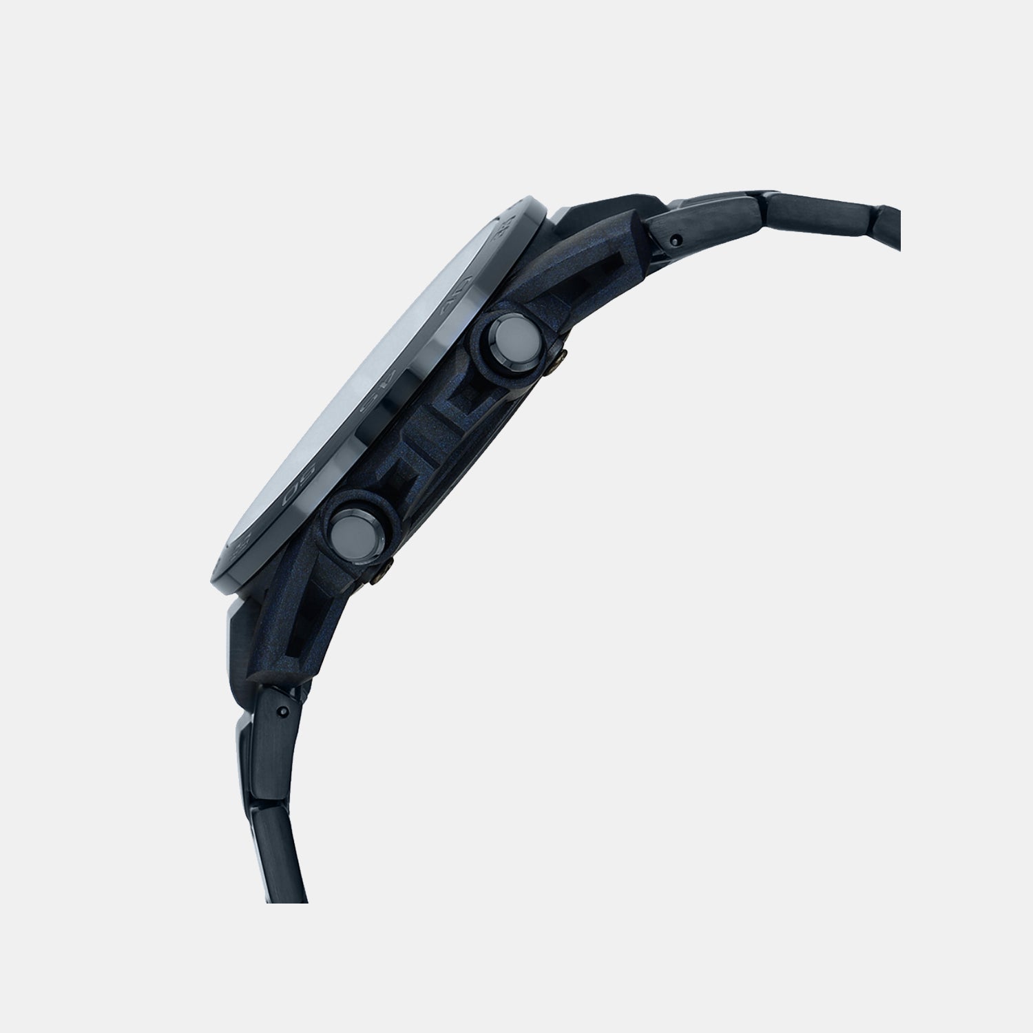 Edifice Men Quartz Navy Blue Dial Analog-Digital Stainless Steel Watch ED640