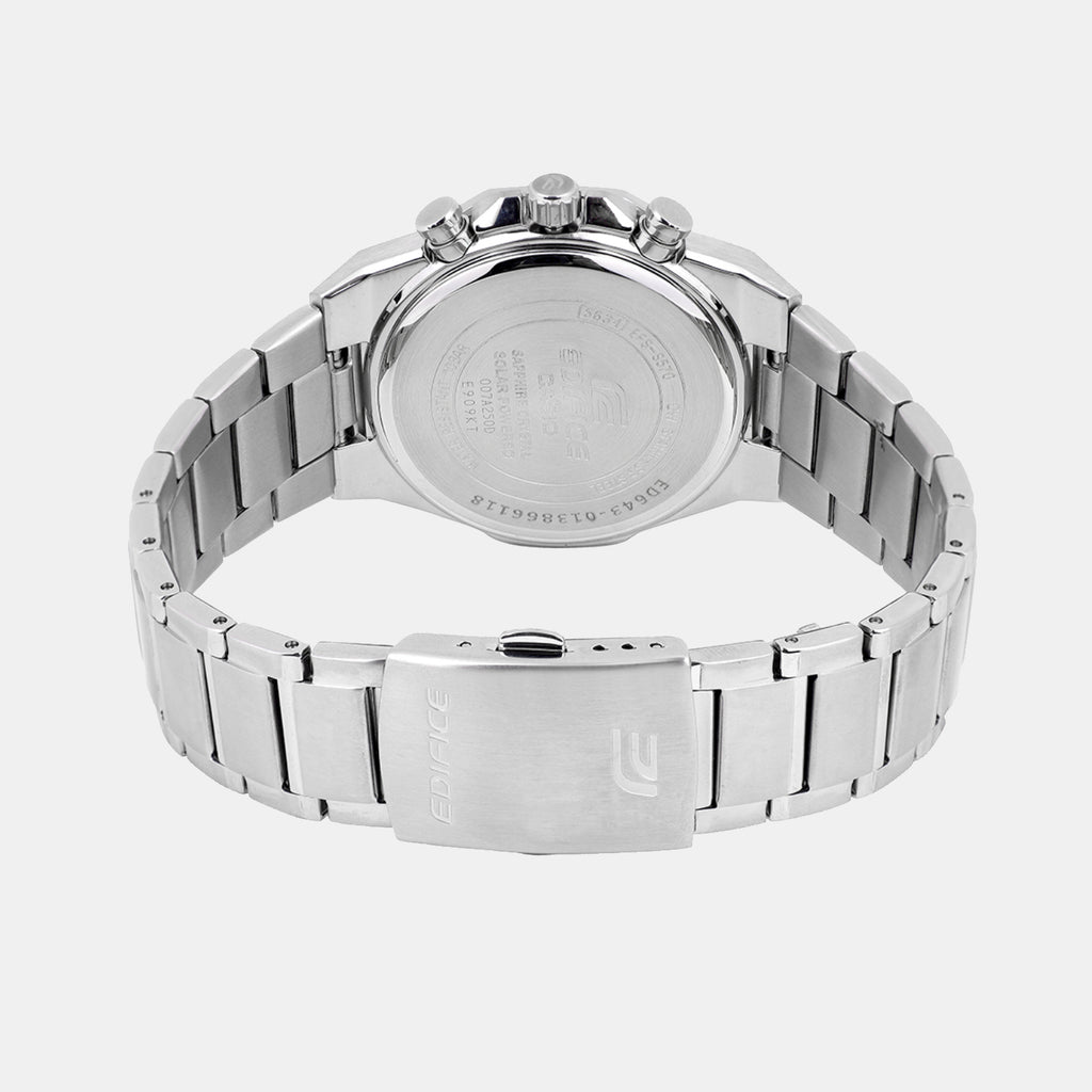 Edifice Men Quartz Green Dial Chronograph Stainless Steel Watch ED643