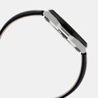 Edifice Men Quartz Black Dial Analog Leather Watch ED645