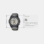 Edifice Men Quartz Cream Dial Chronograph Stainless Steel Watch ED647