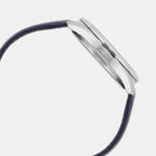 Edifice Men Quartz Blue Dial Analog Leather Watch ED648