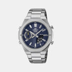 Edifice Men Quartz Blue Dial Analog-Digital Stainless Steel Watch ED649