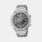 Edifice Men Quartz Grey Dial Analog-Digital Stainless Steel Watch ED650
