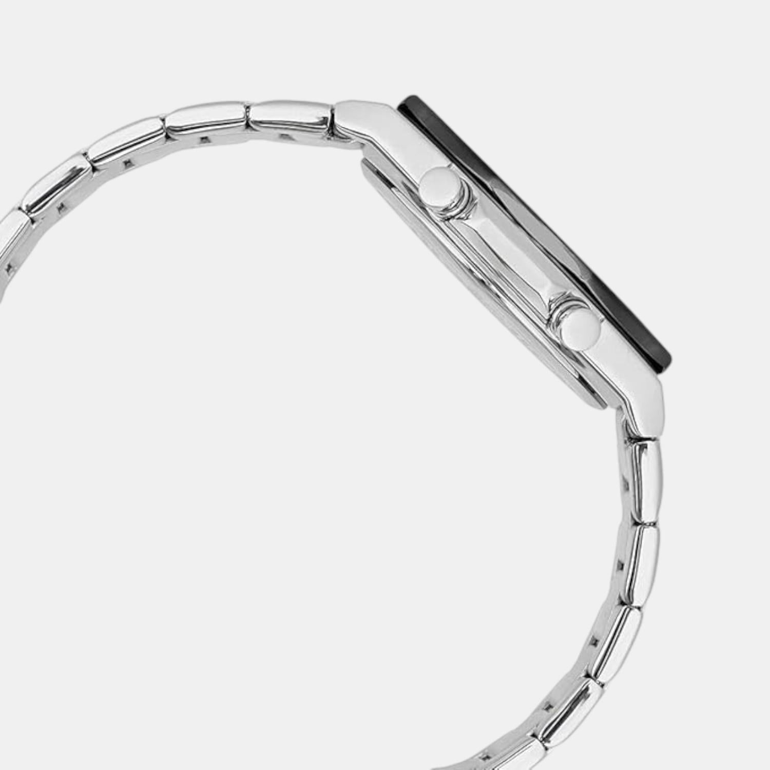 Edifice Men Quartz Black Dial Analog-Digital Stainless Steel Watch ED651