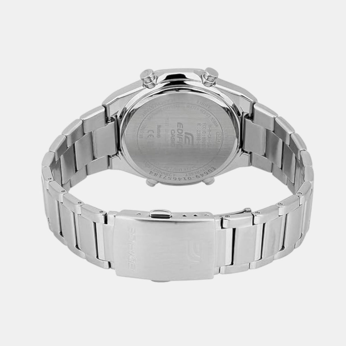 Edifice Men Quartz Black Dial Analog-Digital Stainless Steel Watch ED651