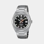 Edifice Men Quartz Black Dial Analog Stainless Steel Watch ED652
