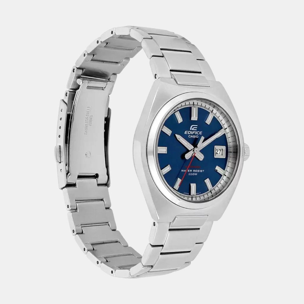 Edifice Men Quartz Blue Dial Analog Stainless Steel Watch ED653