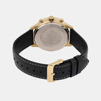 Edifice Men Quartz Green & Black Dial Multi-Function Leather Watch ED658