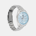 Edifice Men Quartz Blue Dial Chronograph Stainless Steel Watch ED659