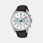 Edifice Men Quartz White Dial Chronograph Stainless Steel Watch ED661