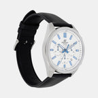 Edifice Men Quartz White Dial Chronograph Stainless Steel Watch ED661