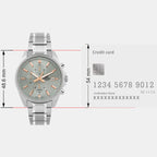 Edifice Men Quartz Green Dial Analog Stainless Steel Watch ED663