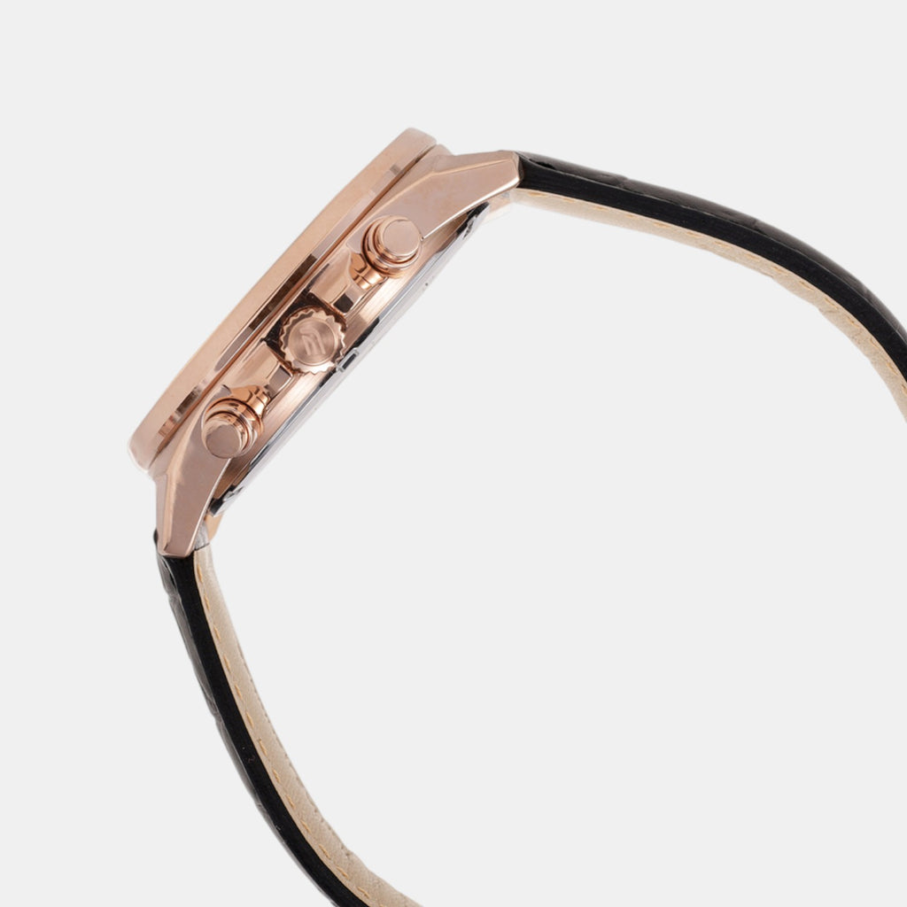 Edifice Men Quartz Black Dial Analog Stainless Steel Watch ED665